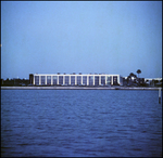 Office Building at Dusk With Large Windows by the Water, Tampa Bay Marina, Florida, G