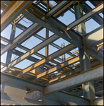 Steel Frame for Building in Downtown Tampa, A