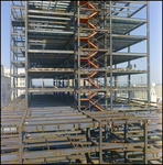 Steel Frame for Building in Downtown Tampa, F by Skip Gandy