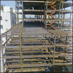 Steel Frame for Building in Downtown Tampa, H