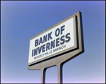 Bank of Inverness, Beverly Hills Branch Monument Sign, Beverly Hills, Florida by Skip Gandy