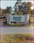 Monument Sign for Beverly Hills Subdivision, Beverly Hills, Florida, B by Skip Gandy