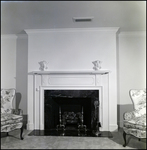 Marble Fireplace in Elegant Living Room in Tampa, Florida, D by Skip Gandy