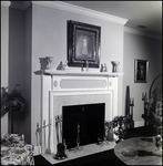 Marble Fireplace with Decorated Mantle in Home in Tampa, Florida, A by Skip Gandy