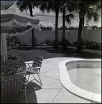 Poolside Patio Table in Backyard in Tampa, Florida, B by Skip Gandy