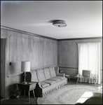 Living Room with Wood Paneled Walls, Cathode Ray Tube (CRT) Television, and Sofa in Tampa, Florida, B by Skip Gandy