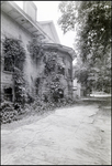 Round Wall on Side of Vacant Biglow Helms Mansion in Tampa, Florida by Skip Gandy