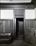 Sitting Room with Antique Stove in Vacant Biglow-Helms Mansion in Tampa, Florida, A by Skip Gandy