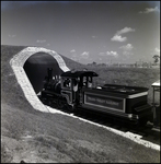 Trans-Veldt Railway Enters Covered Tunnel at Busch Gardens in Tampa, Florida, A by Skip Gandy