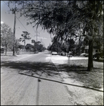 Residential Street Corner with Train Tracks in Distance, Tampa, Florida, B by Skip Gandy