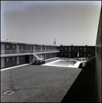 Courtyard and Pool at Brittany Apartments in Tampa, Florida, B by Skip Gandy