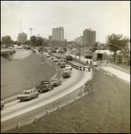 Oncoming Traffic Merging on Interstate 275 Near Development of Interstate 4, Tampa, Florida, C by George Skip Gandy IV