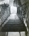 Staircase and Parking Area at San Mora Apartments, Tampa, Florida, by George Skip Gandy IV