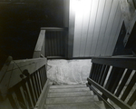 Staircase at Night, San Mora Apartments, Tampa, Florida, B by George Skip Gandy IV