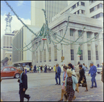 Christmas Decorations at the Intersection of Franklin and Twiggs Street, Tampa, Florida, D by George Skip Gandy IV