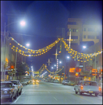 Christmas Decorations at the Intersection of Franklin and Twiggs Street, Tampa, Florida, H by George Skip Gandy IV