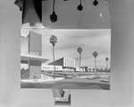 Architectural Rendering of a Shopping Plaza by George Skip Gandy IV