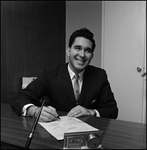 Nick Nuccio at Desk, Causeway Inn, Tampa, Florida by George Skip Gandy IV