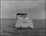 Stern View of Huckins Offshore Yacht, Tampa Bay, Florida, A by George Skip Gandy IV