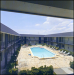 Courtyard and Pool at Chateau Apartments, Tampa, Florida, D by George Skip Gandy IV