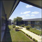 Courtyard at Chateau Apartments, Tampa, Florida, A by George Skip Gandy IV