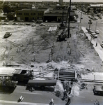 Early Stage of Site During Construction of Courthouse Annex, B by George Skip Gandy IV