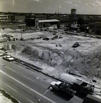 Early Stage of Site During Construction of Courthouse Annex, D by George Skip Gandy IV