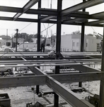 Workers Constructing Support Beams for Courthouse Annex, B by George Skip Gandy IV