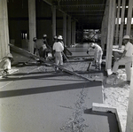 Construction Workers Pour and Smooth Concrete for Hillsborough County Courthouse Annex by George Skip Gandy IV