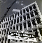 Crane Handling a Panel, Hillsborough County Courthouse, Tampa, Florida by George Skip Gandy IV