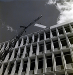 Cranes and Trucks Present on Construction Site, Finishing up Hillsborough County Courthouse, Tampa, Florida, D by George Skip Gandy IV