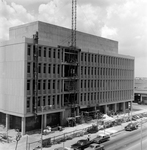 Cranes and Trucks Present on Construction Site, Finishing up Hillsborough County Courthouse, Tampa, Florida, J by George Skip Gandy IV