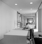 Construction Workers in Unfinished Hall, County Courthouse Annex, A by George Skip Gandy IV