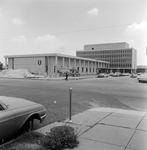 Construction of Perimeter of Unfinished County Courthouse Annex, North Side, Street View, A by George Skip Gandy IV