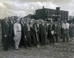 Group Poses for a Photo at Construction Site for Hillsborough County Jail by George Skip Gandy IV