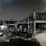 Worker Driving Crane, Construction Site of Hillsborough County Jail, B by George Skip Gandy IV