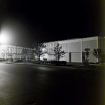 Nighttime Exterior of Hillsborough County Jail, Tampa, Florida, B by George Skip Gandy IV