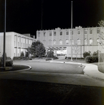 Night View of Hillsborough County Jail Entrance, Tampa, Florida, B by George Skip Gandy IV