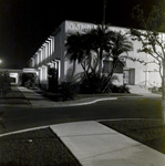 Side Door of Hillsborough County Jail at Night, Tampa, Florida, B by George Skip Gandy IV