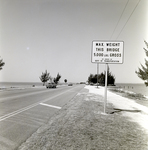 Weight Limit Sign on Courtney Campbell Causeway Bridge, Tampa, Florida, A by George Skip Gandy IV