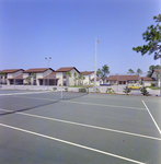 Tennis Courts at El Castellano Apartments, A by George Skip Gandy IV