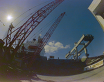 Dockside Cranes and Ship, Tampa, Florida by George Skip Gandy IV