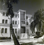 Back View of Mirasol Apartments with Pool and Lift Area, Tampa, Florida, A by George Skip Gandy IV