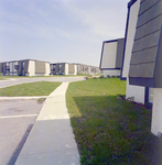 Sidewalk and Exterior of Brookgreen Apartments, Clearwater, Florida, D by George Skip Gandy IV