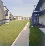 Walkway between Residential Buildings at Brookgreen Apartments, Clearwater, Florida by George Skip Gandy IV