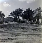 Construction Site with Vehicles and Partially Built Walls at Del Lago Apartments, Tampa, Florida, B by George Skip Gandy IV