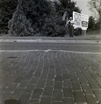 Brick Paved Street with Clark Motors Billboard, Winter Park, Florida by George Skip Gandy IV