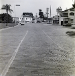 Brick Paved Street with Chevrolet Dealership Sign, Winter Park, Florida by George Skip Gandy IV