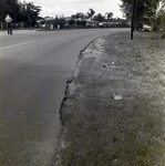 Man Standing Next to Curved Road with Grass Shoulder, Winter Park, Florida by George Skip Gandy IV