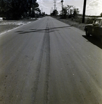 View of a Road with Power Lines and Parked Vehicle, Winter Park, Florida by George Skip Gandy IV